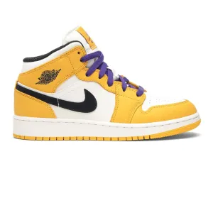 Air Jordan 1 Mid SE 'Lakers' GS