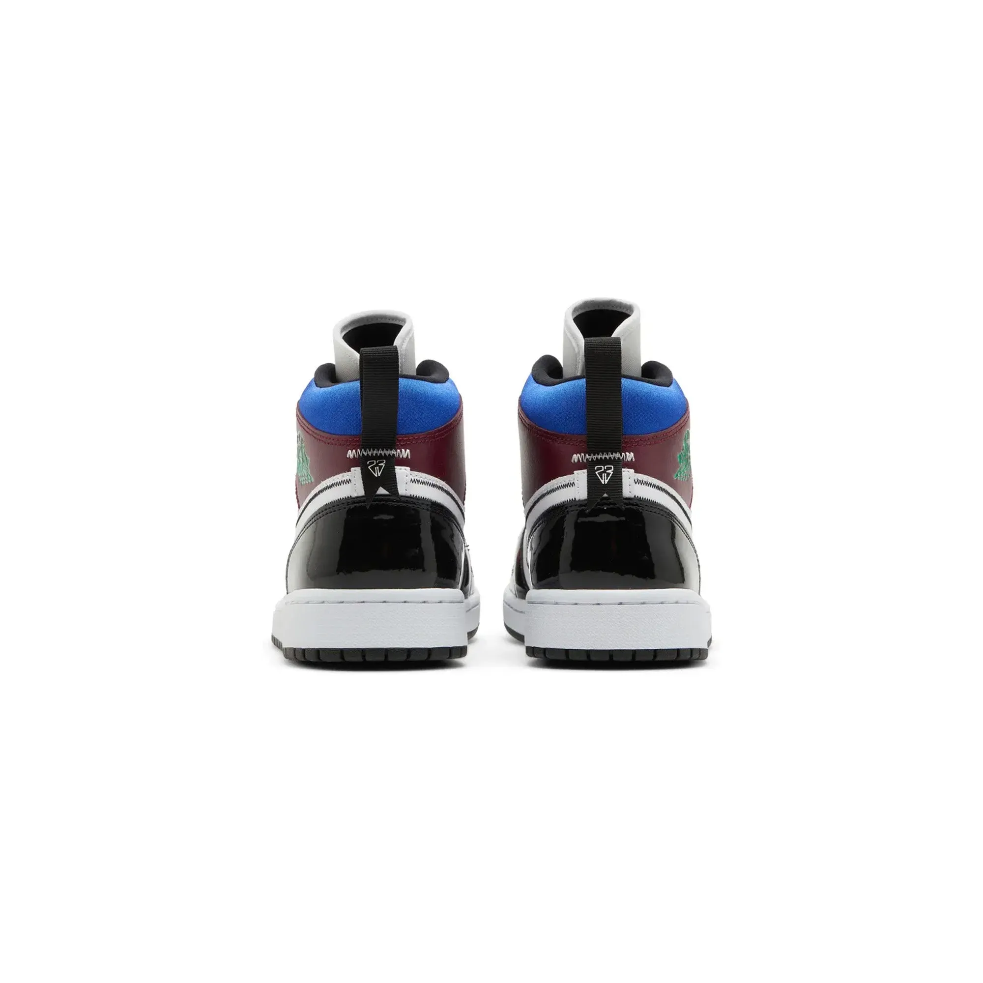 Air Jordan 1 Mid W SE 'Black White Multi-Color'