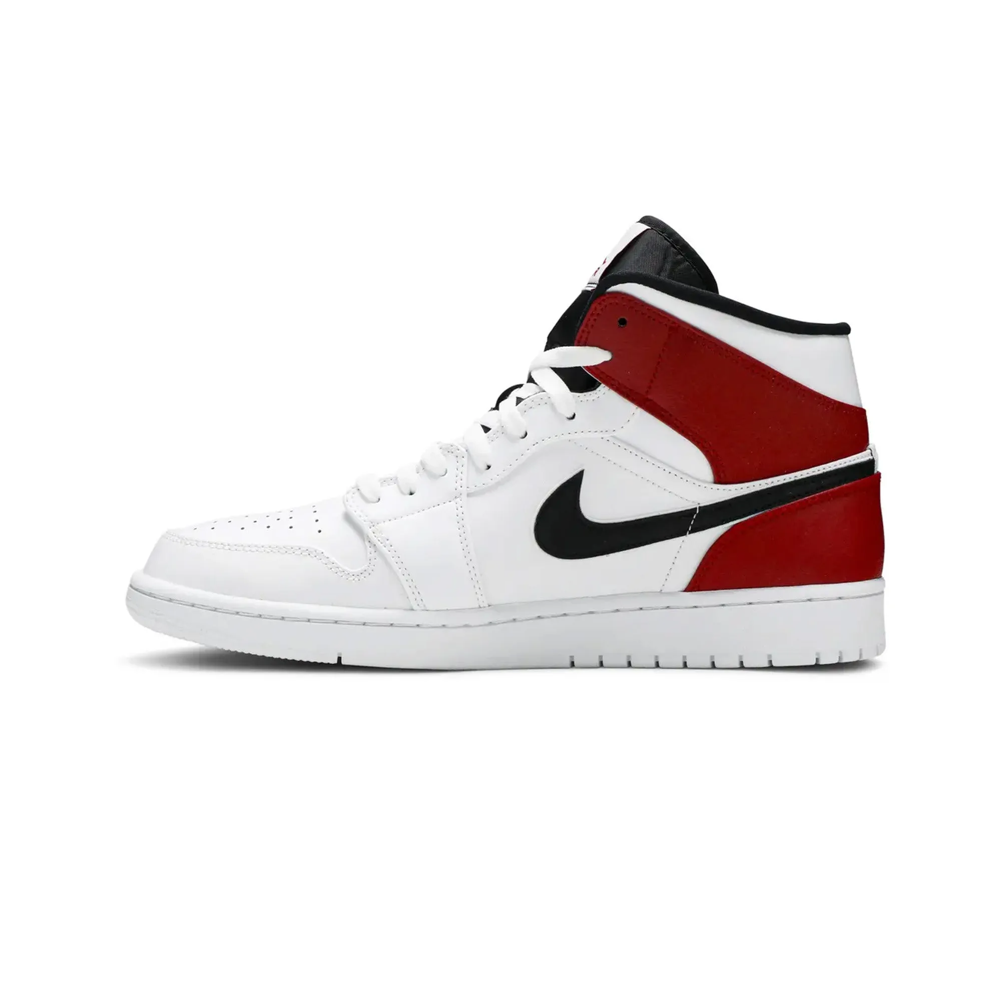 Air Jordan 1 Mid 'White Black Gym Red' (2019)