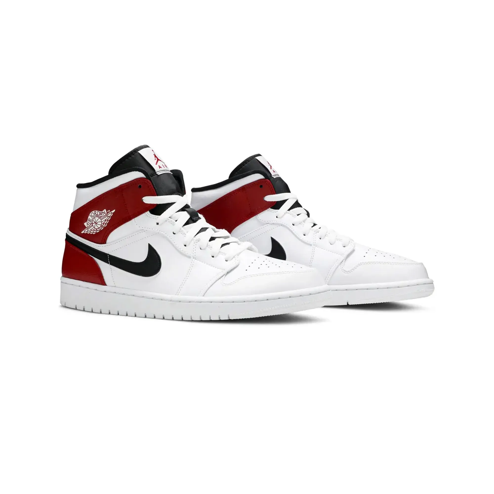 Air Jordan 1 Mid 'White Black Gym Red' (2019)