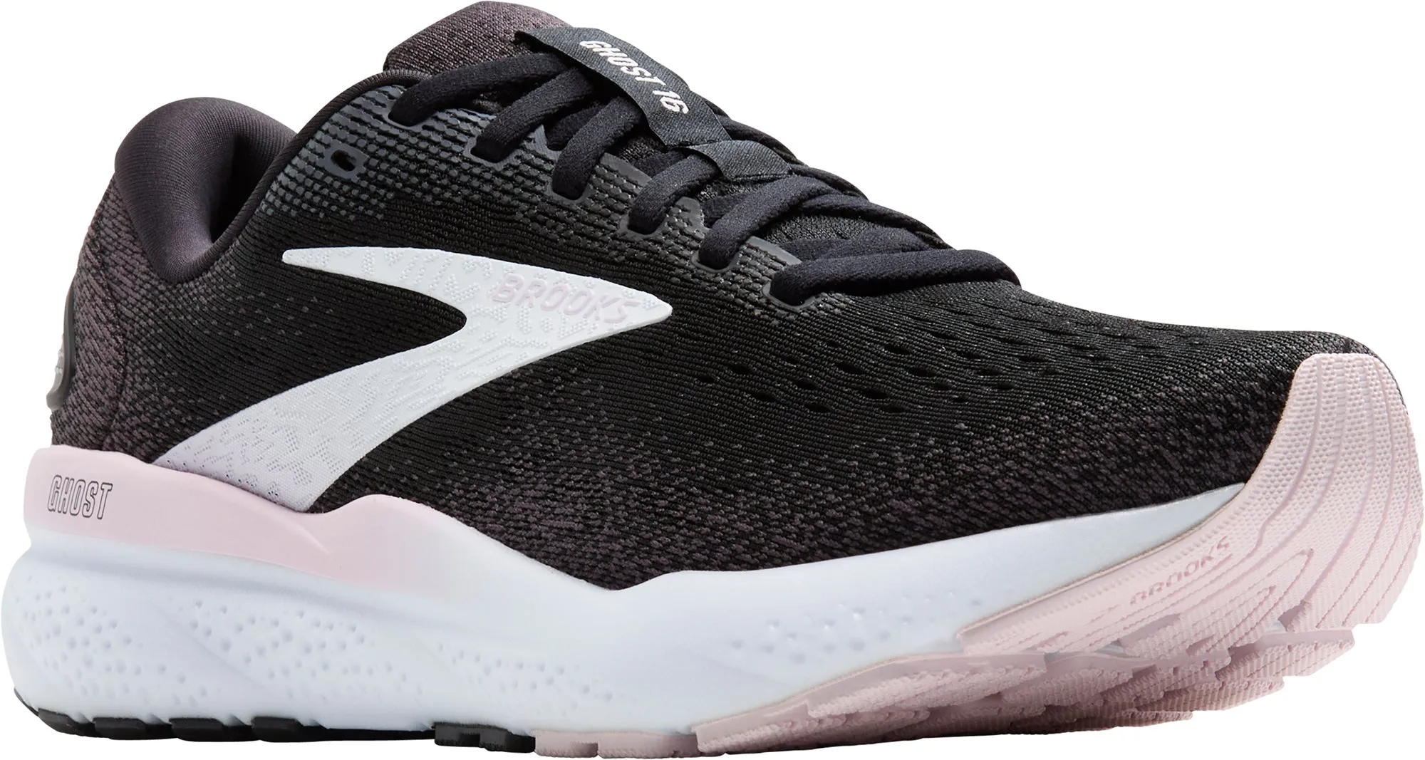 Brooks Ghost 16 Womens Running Shoes - Black