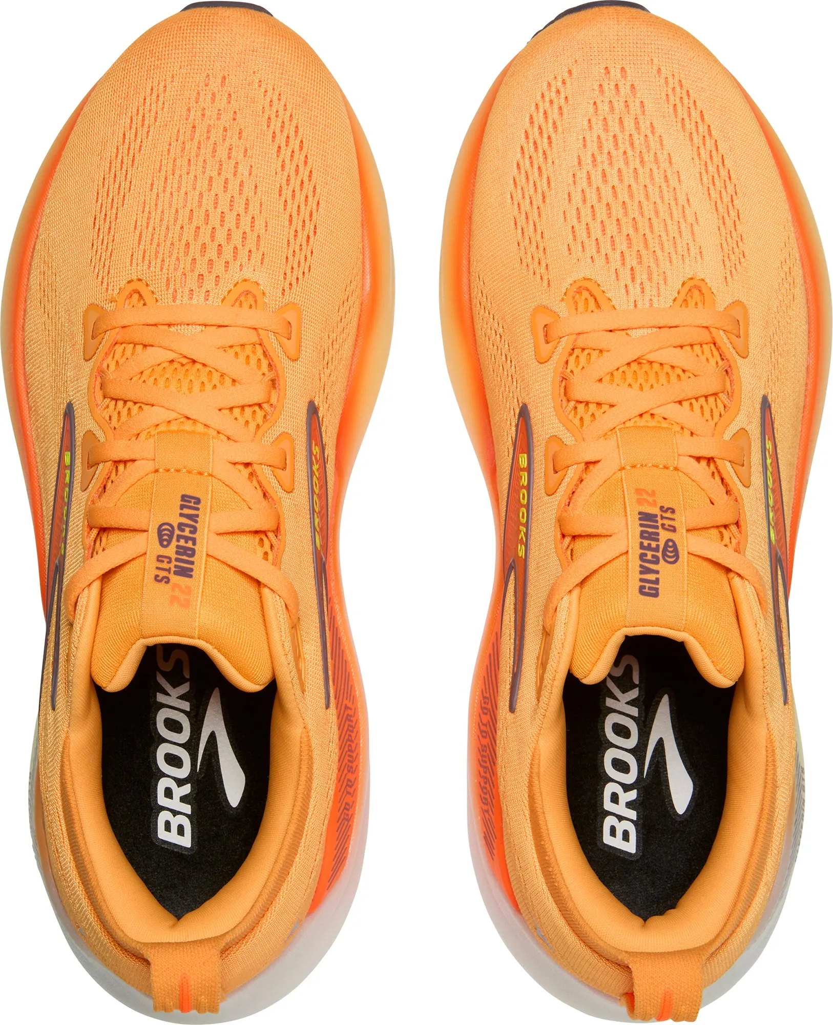 Brooks Glycerin GTS 22 Mens Running Shoes - Orange