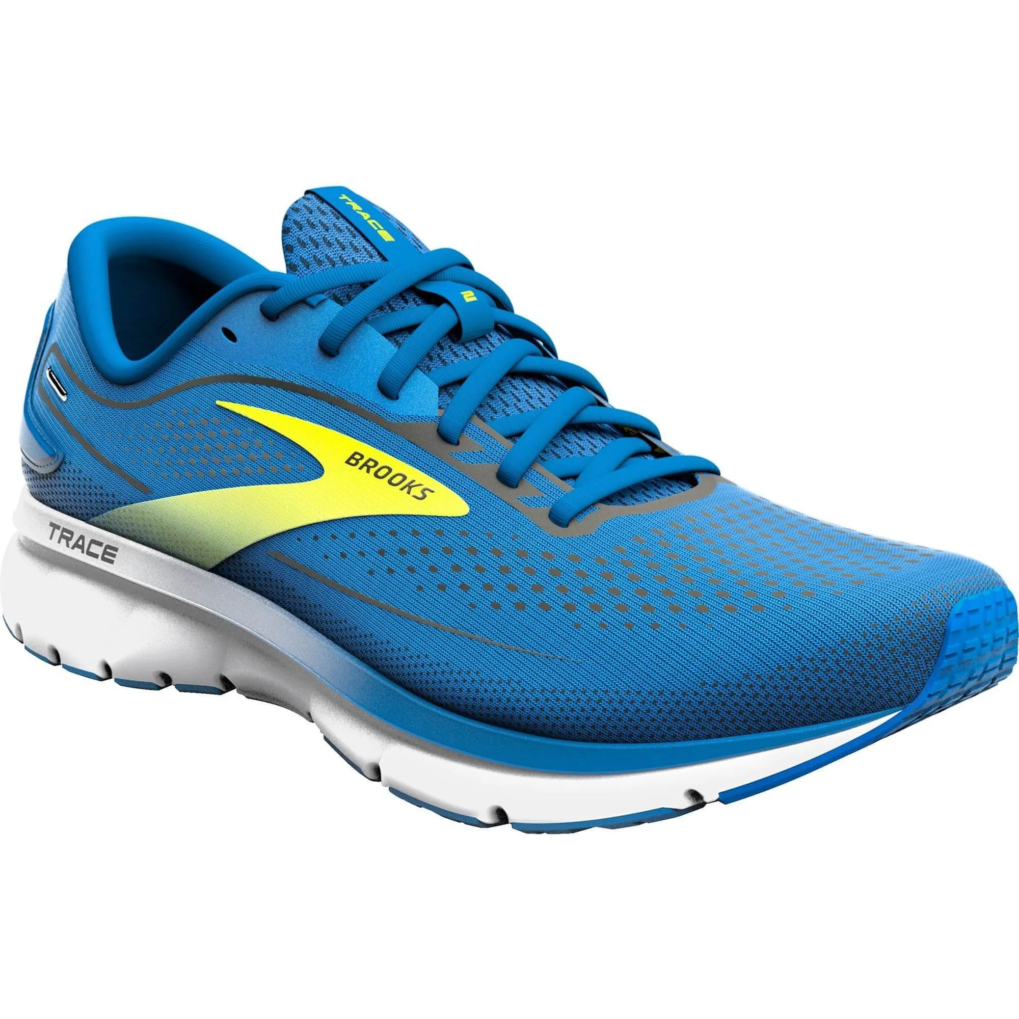 Brooks Trace 2 Mens Running Shoes - Blue