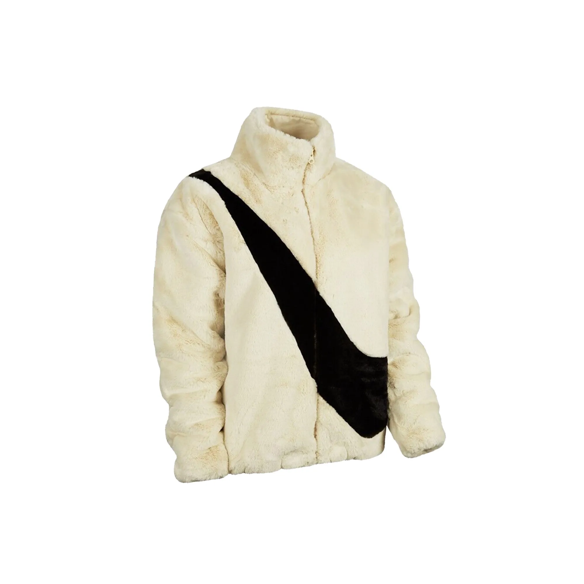 Faux Fur Jacket 'Fossil Black' W