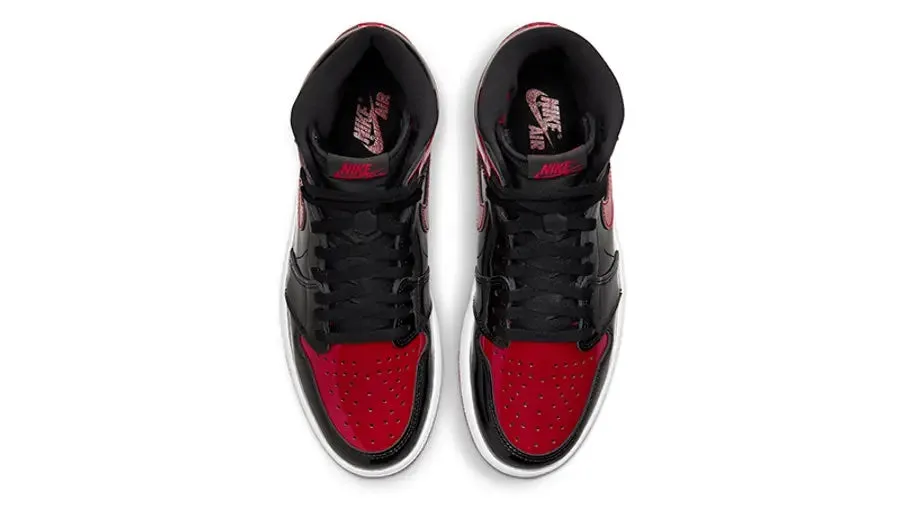 JORDAN 1 HIGH BRED PATENT