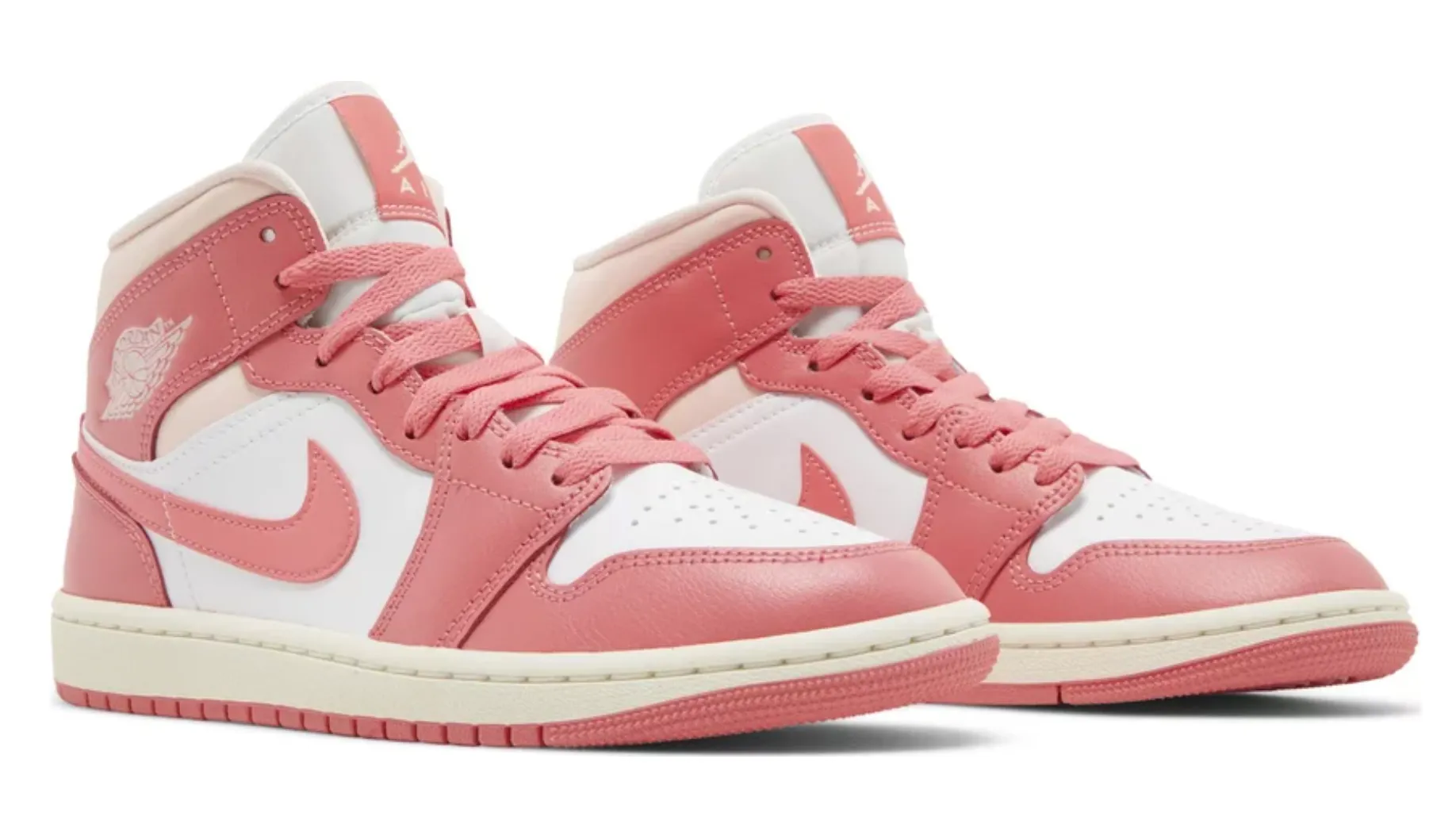 JORDAN 1 MID STRAWBERRIES AND CREAM (WOMEN'S)