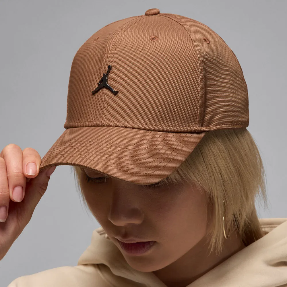 jordan Jordan Rise Cap Structured Curved Bill Metal Jumpman Strapback