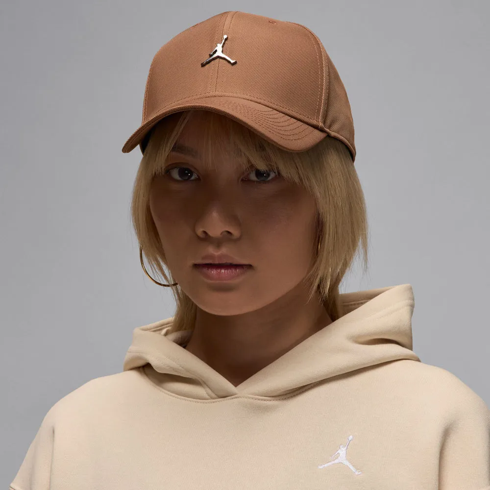 jordan Jordan Rise Cap Structured Curved Bill Metal Jumpman Strapback