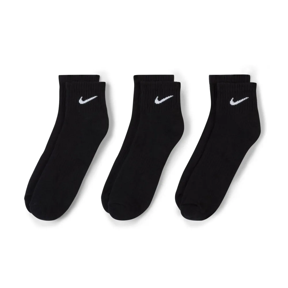 nike 3 Pack Unisex Everyday Cushioned Quarter