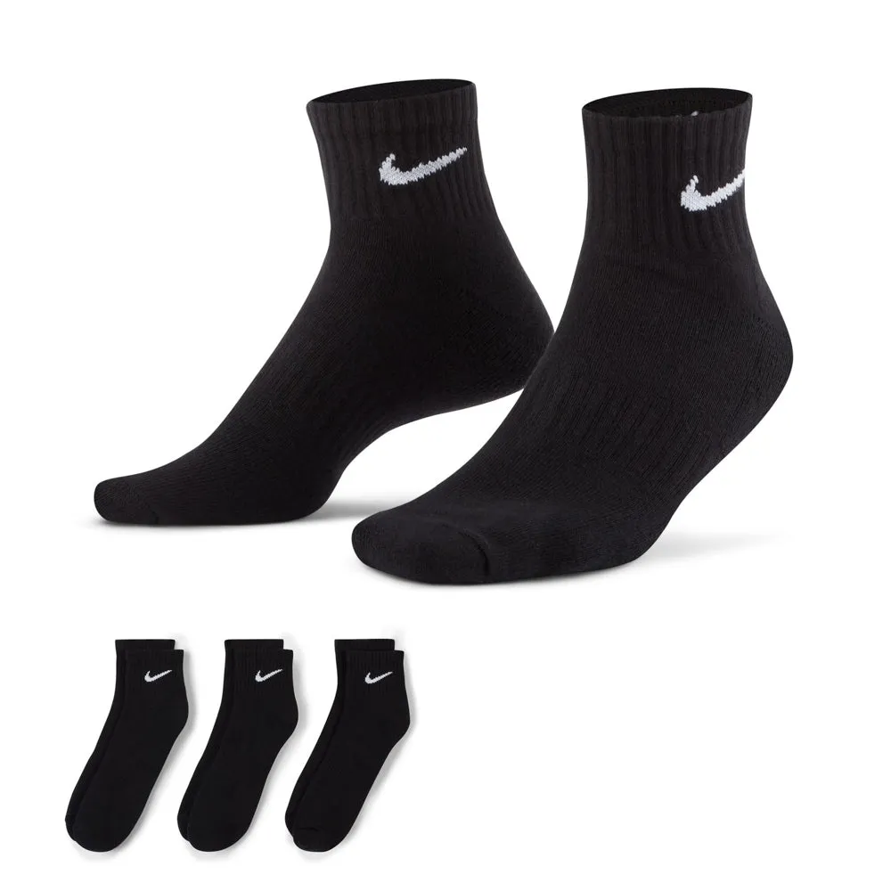 nike 3 Pack Unisex Everyday Cushioned Quarter