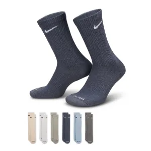 nike 6 Pack Unisex Everyday Plus Cushioned Crew