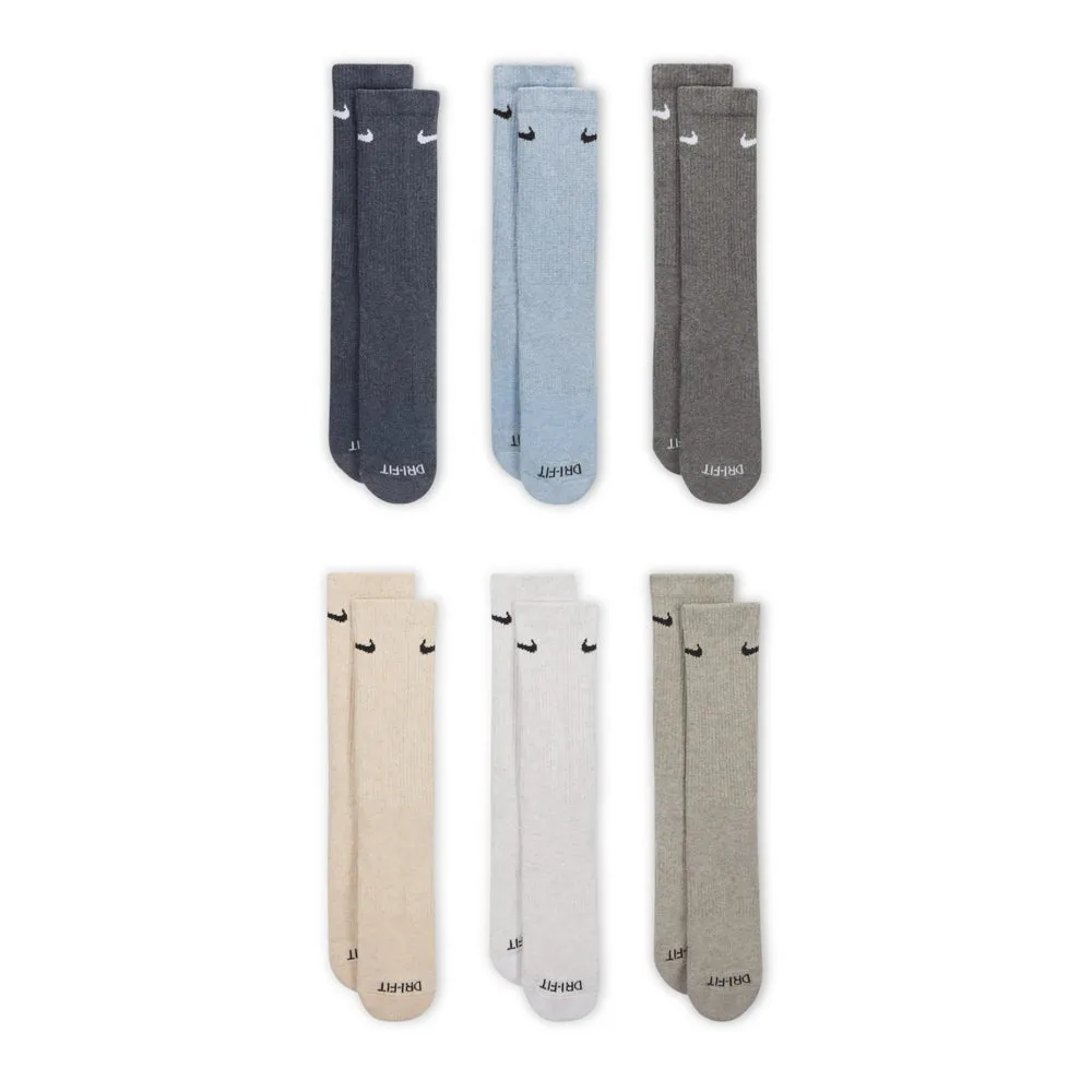 nike 6 Pack Unisex Everyday Plus Cushioned Crew
