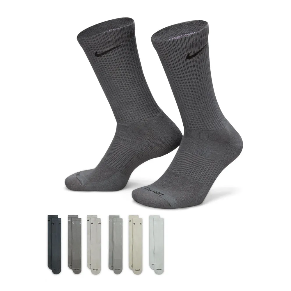 nike 6 Pack Unisex Everyday Plus Cushioned Crew