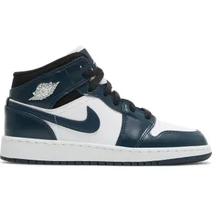 Nike Air Jordan 1 Mid 'Armory Navy' GS