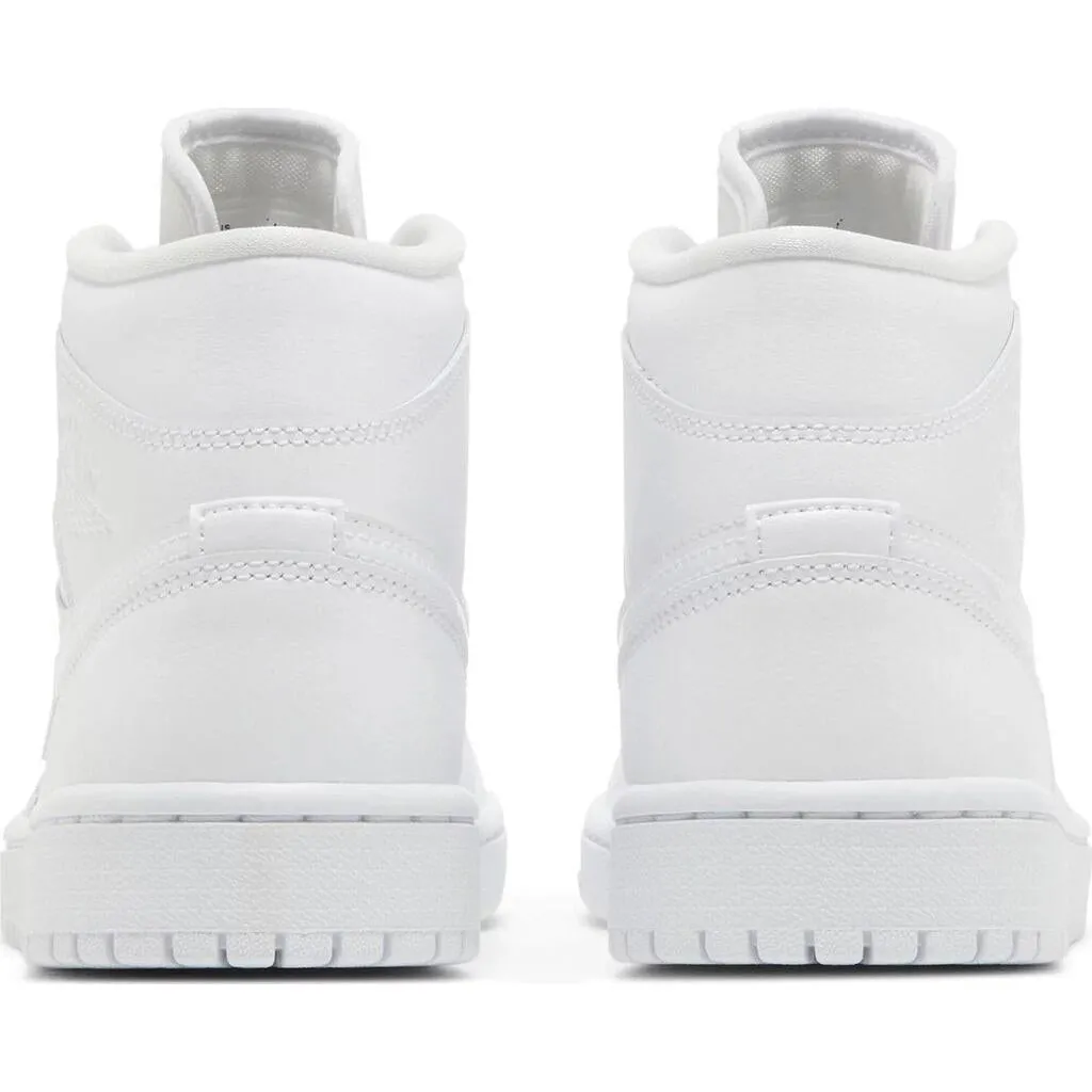Nike Air Jordan 1 Mid 'Triple White' 2022 W