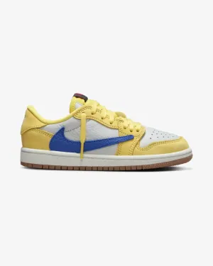 NIKE AIR JORDAN1 LOW OG SP TRAVIS SCOTT CANARY PRESCHOOL