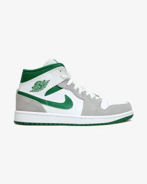 NIKE AIR JORDAN1 MID SE GREY GREEN (NEW)