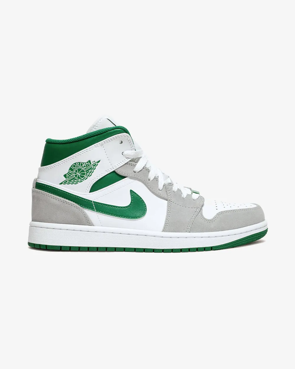 NIKE AIR JORDAN1 MID SE GREY GREEN (NEW)