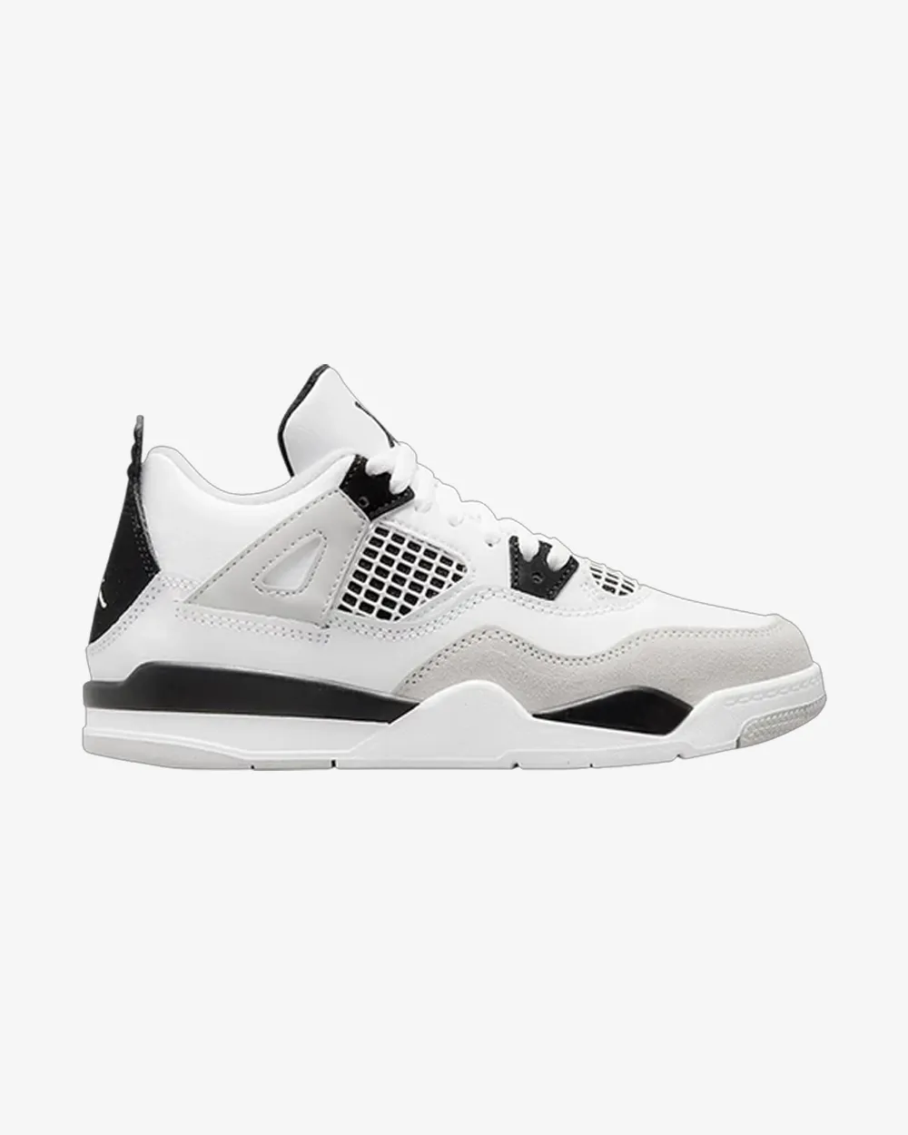 NIKE AIR JORDAN4 RETRO PRESCHOOL MILITARY BLACK (NEW)