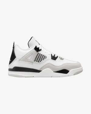 NIKE AIR JORDAN4 RETRO PRESCHOOL MILITARY BLACK (NEW)