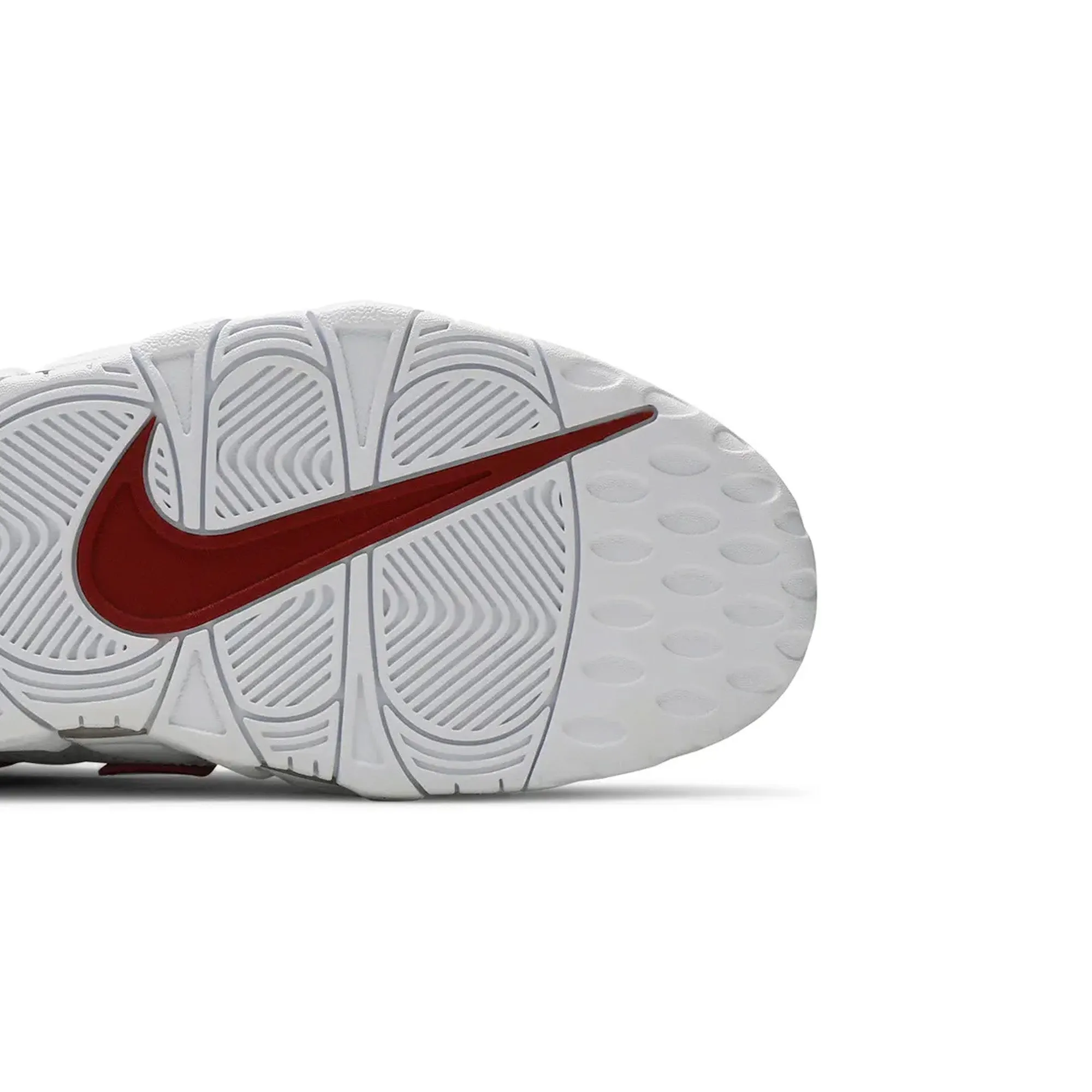 Nike Air More Uptempo 'White Varsity Red Outline' (2021)