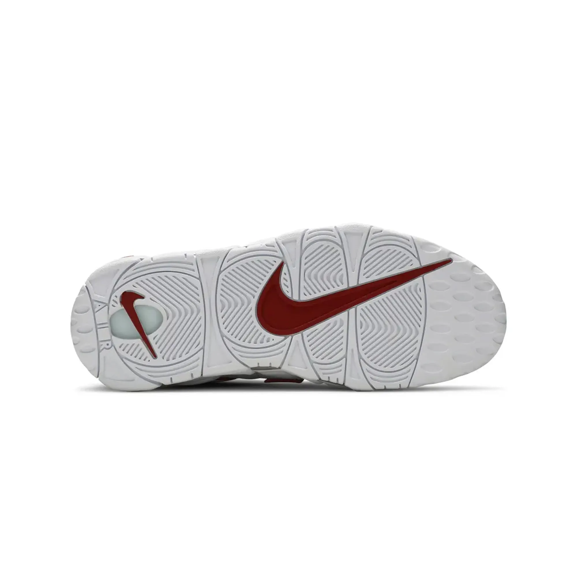 Nike Air More Uptempo 'White Varsity Red Outline' (2021)