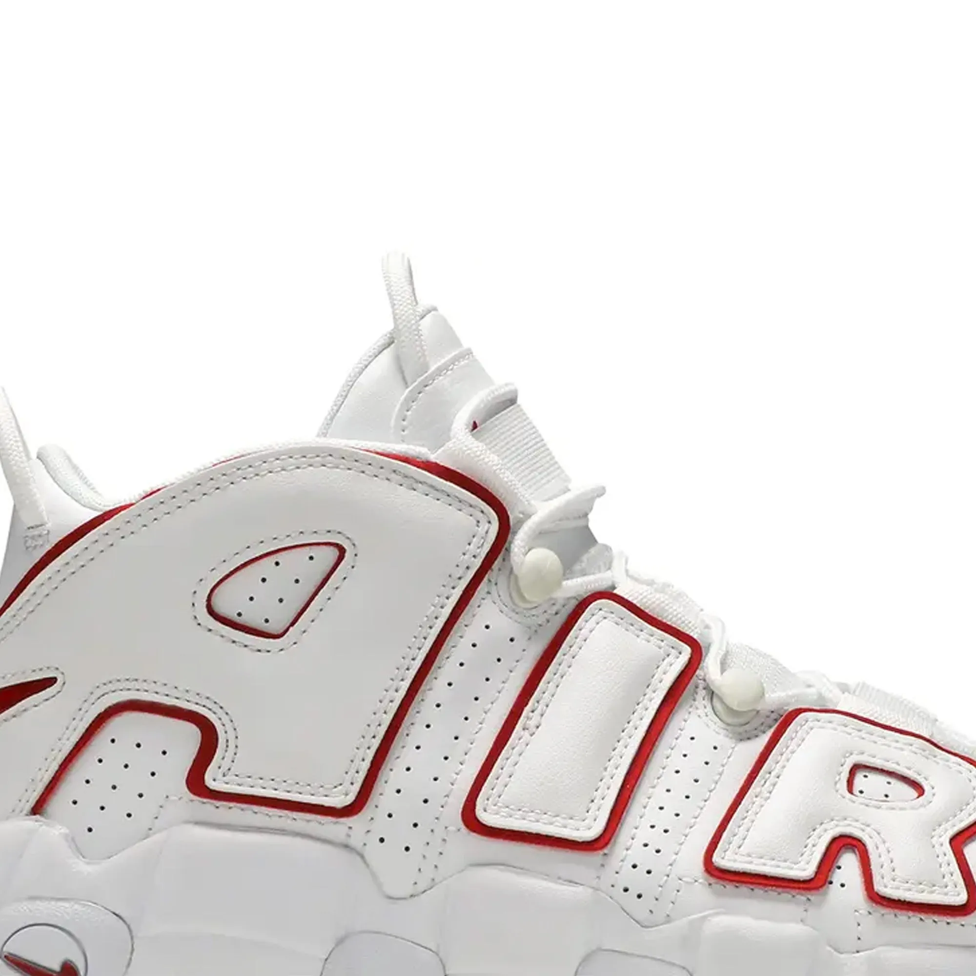 Nike Air More Uptempo 'White Varsity Red Outline' (2021)