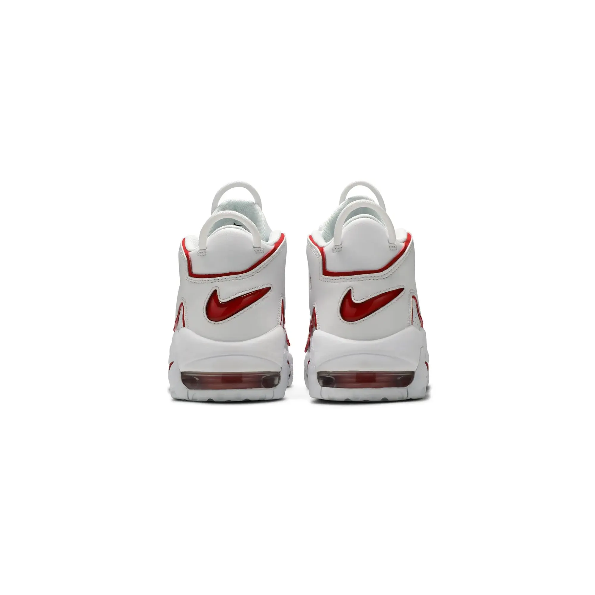 Nike Air More Uptempo 'White Varsity Red Outline' (2021)