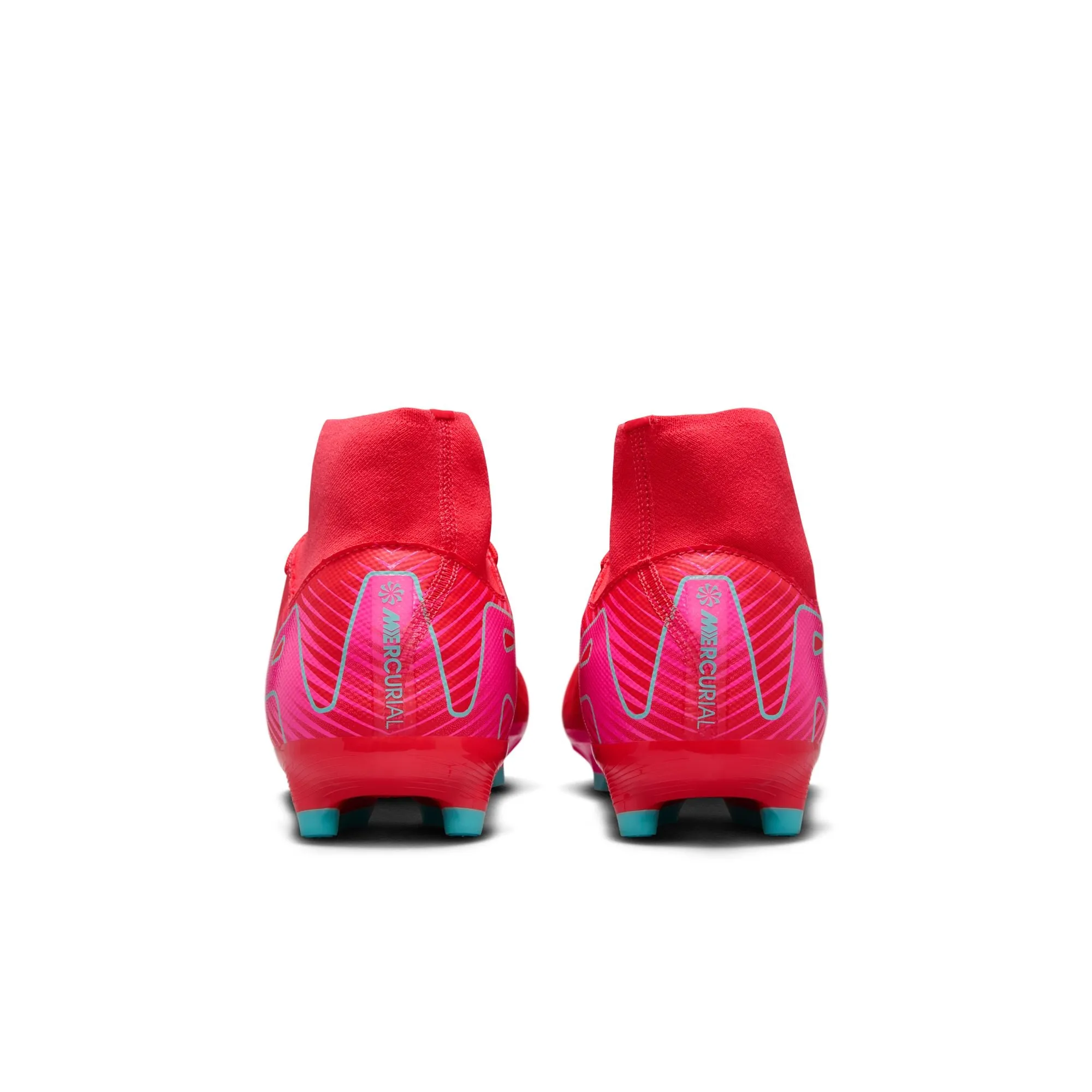 Nike Air Zoom Mercurial Superfly 10 Academy FG/MG Soccer Cleat - Ember Glow/ Aurora Green