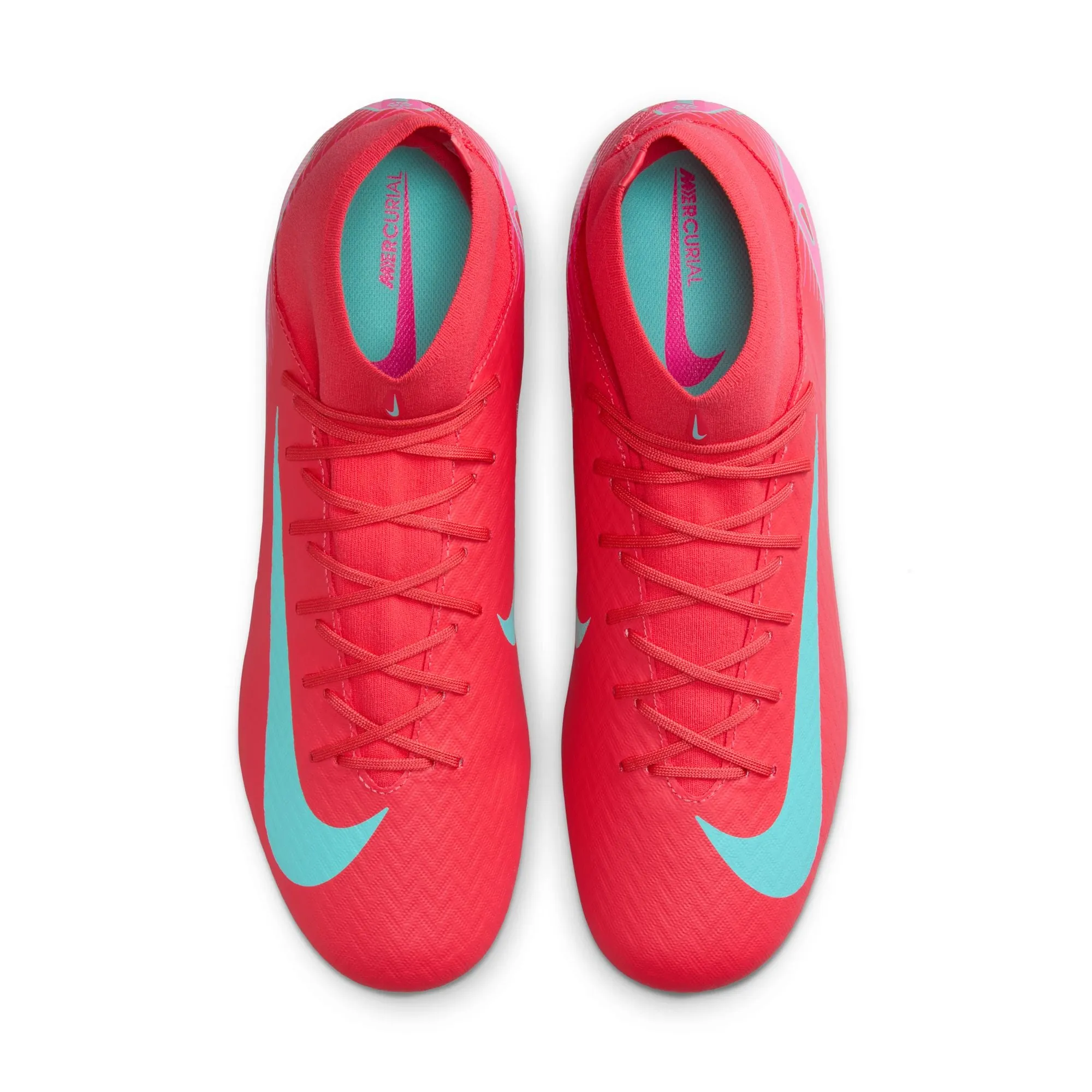 Nike Air Zoom Mercurial Superfly 10 Academy FG/MG Soccer Cleat - Ember Glow/ Aurora Green