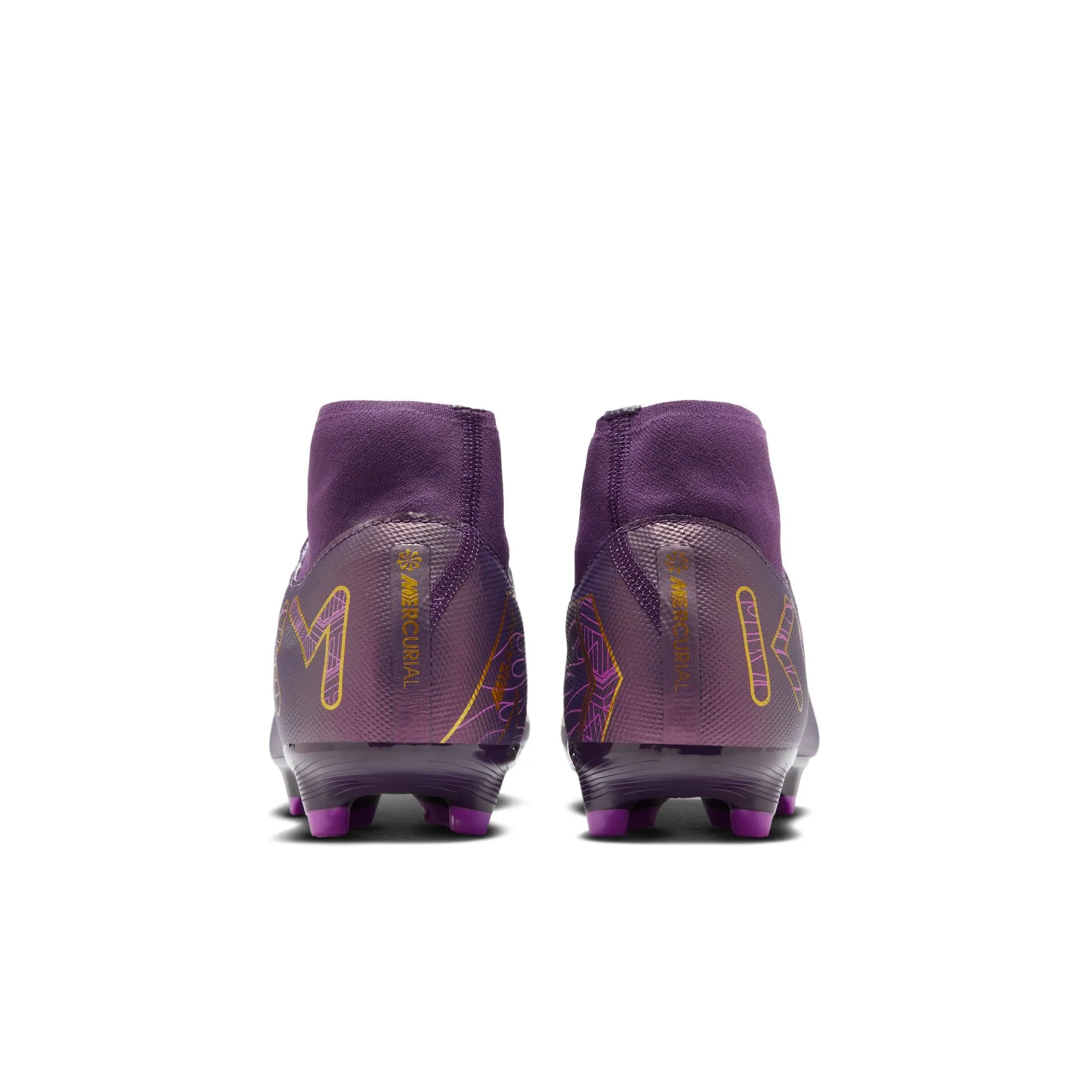 Nike Air Zoom Mercurial Superfly 10 Academy KM Firm Ground FG/MG Soccer Cleat - Grand Purple/Pale Ivory