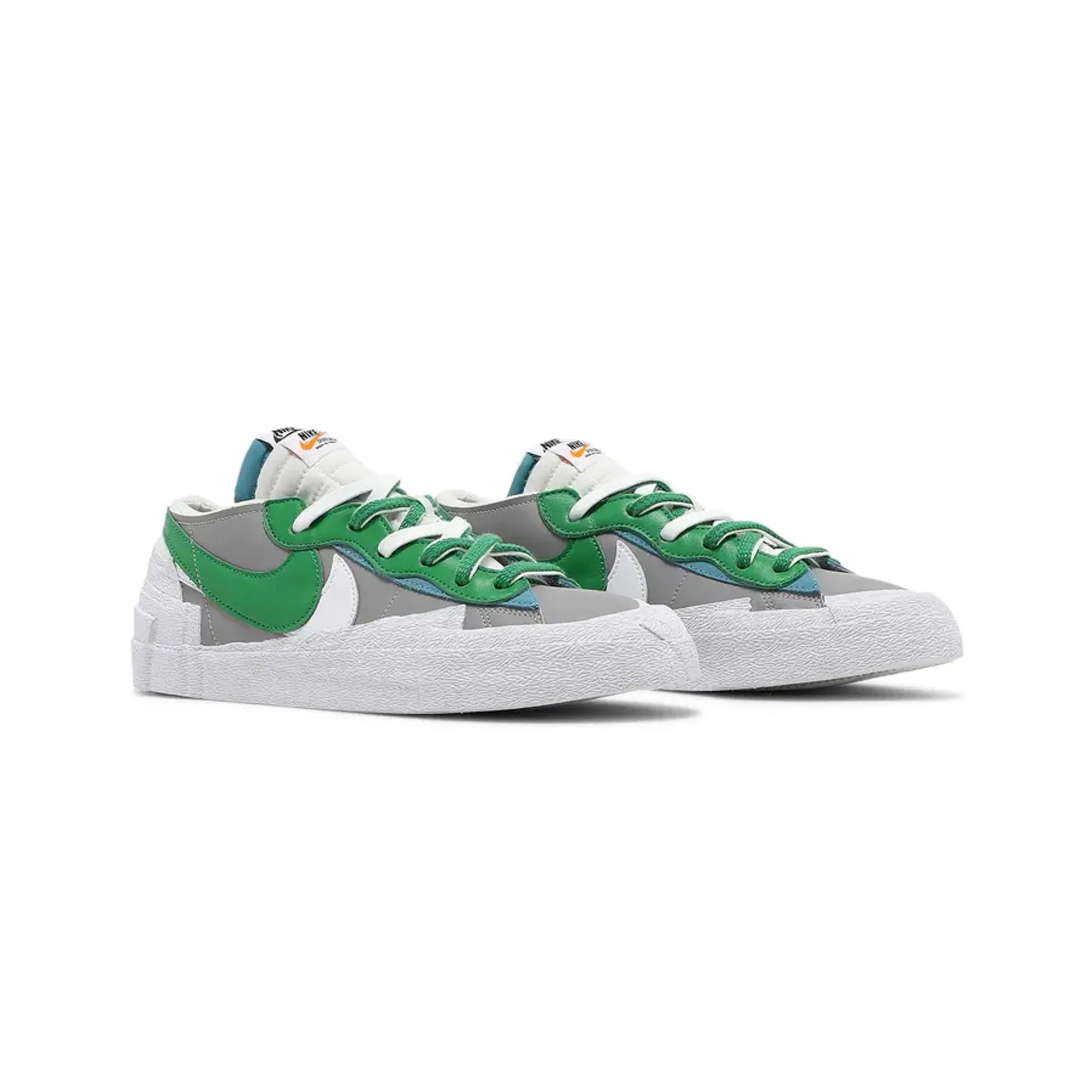Nike Blazer Low x Sacai 'Medium Grey Classic Green'