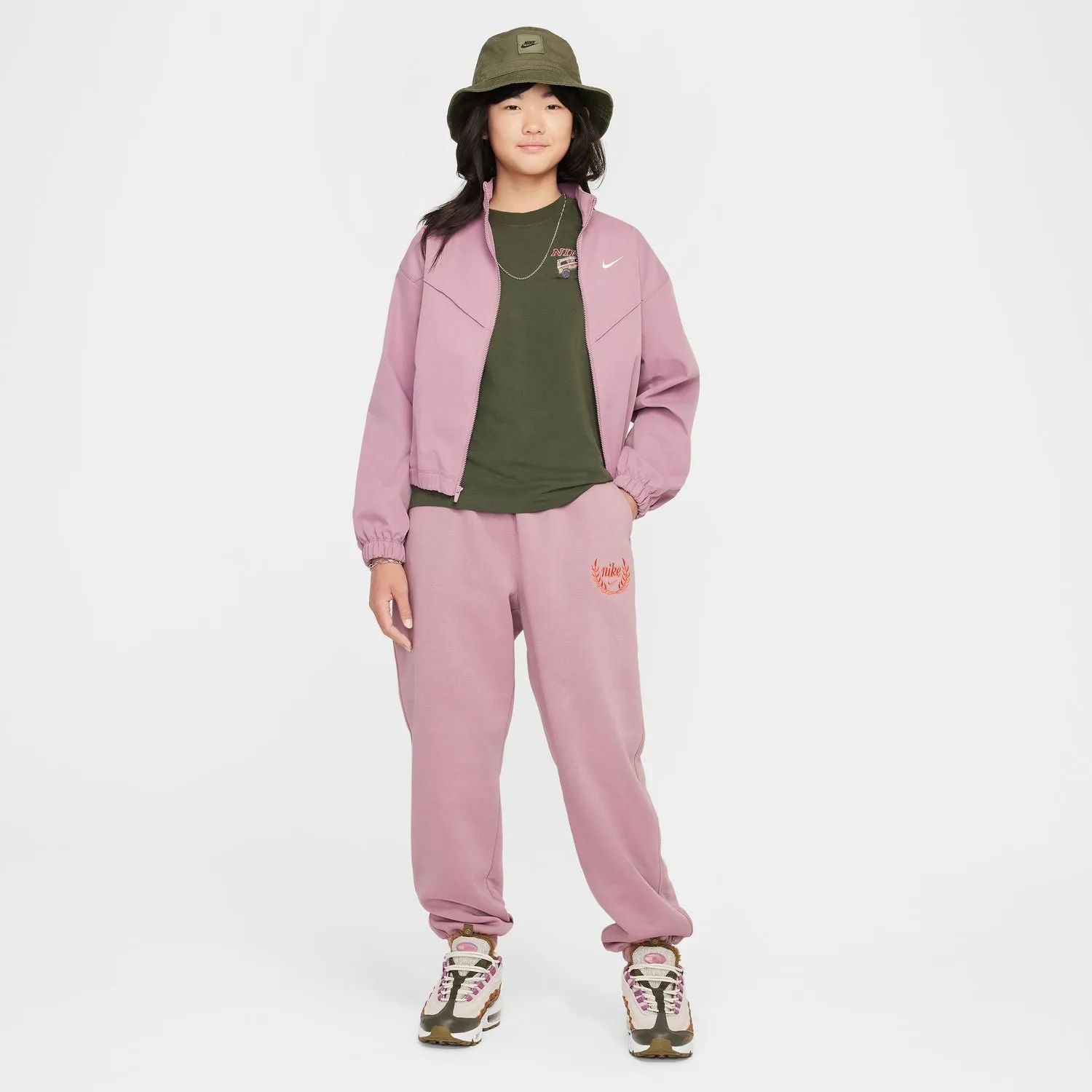 nike Club Fleece Loose Graphic Pant - Youth
