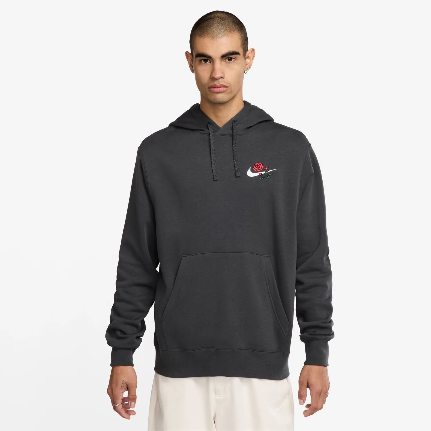 nike Club Fleece Rose Embroidered Hoody - Mens