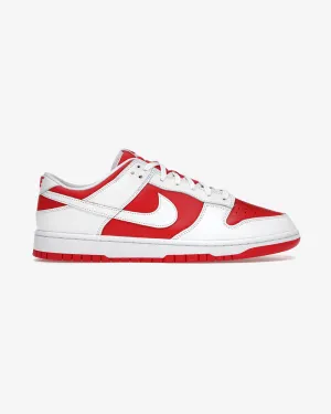 NIKE DUNK LOW WHITE UNIVERSITY RED