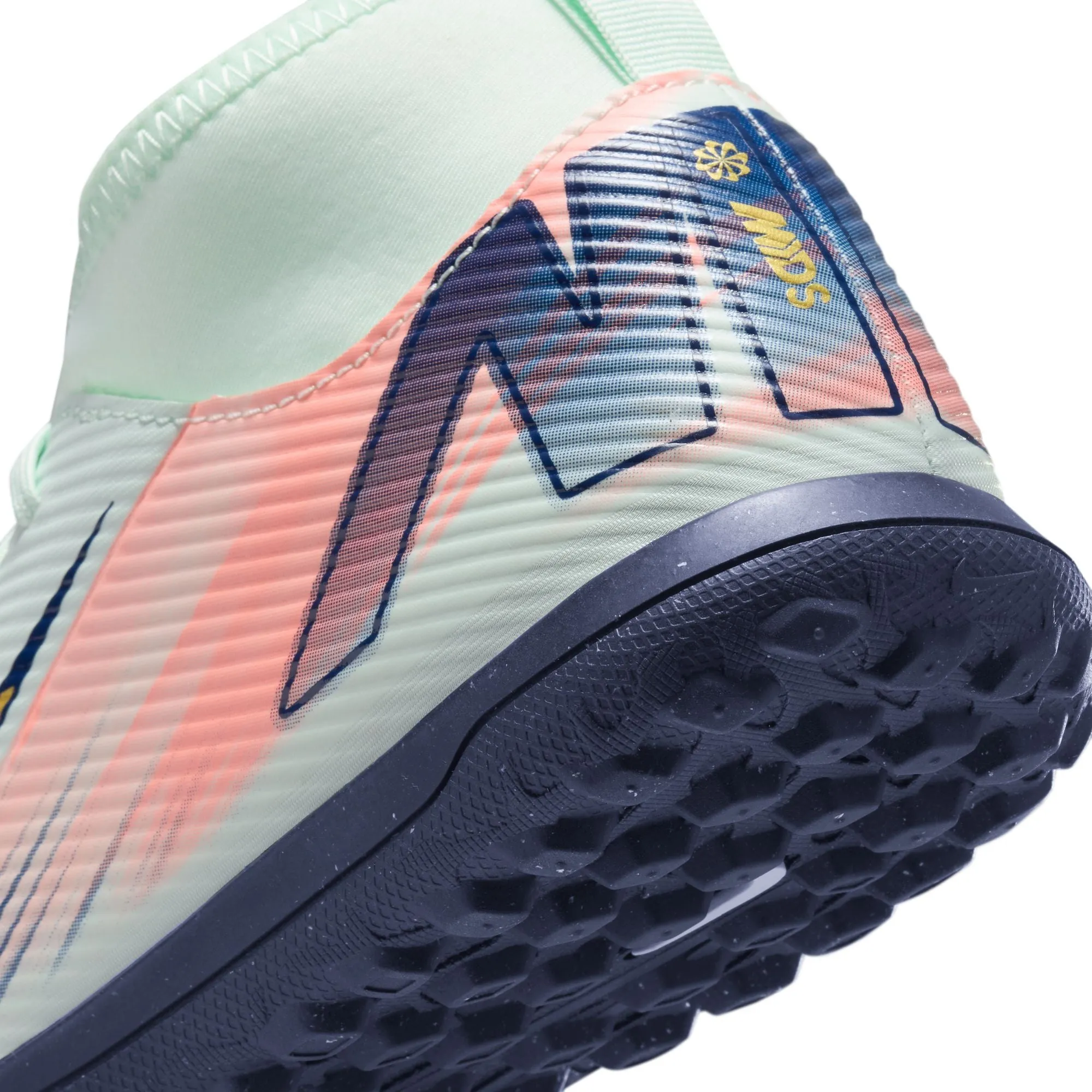 Nike Junior Mercurial Dream Speed Superfly 10 Club Turf Soccer Shoes - Green / Barely Green / MTLC Coin