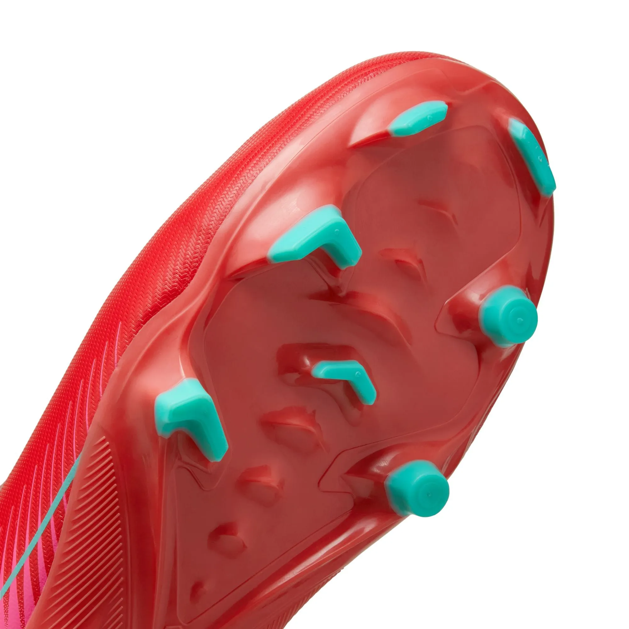 Nike Junior Superfly 10 Academy FG/MG Soccer Cleats - Ember Glow/Aurora Green