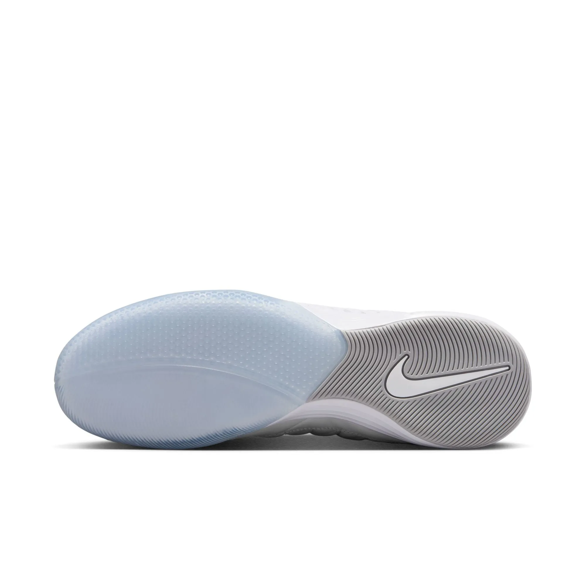 Nike Lunargato II  IN Indoor Soccer Shoes - White/ White Chrome