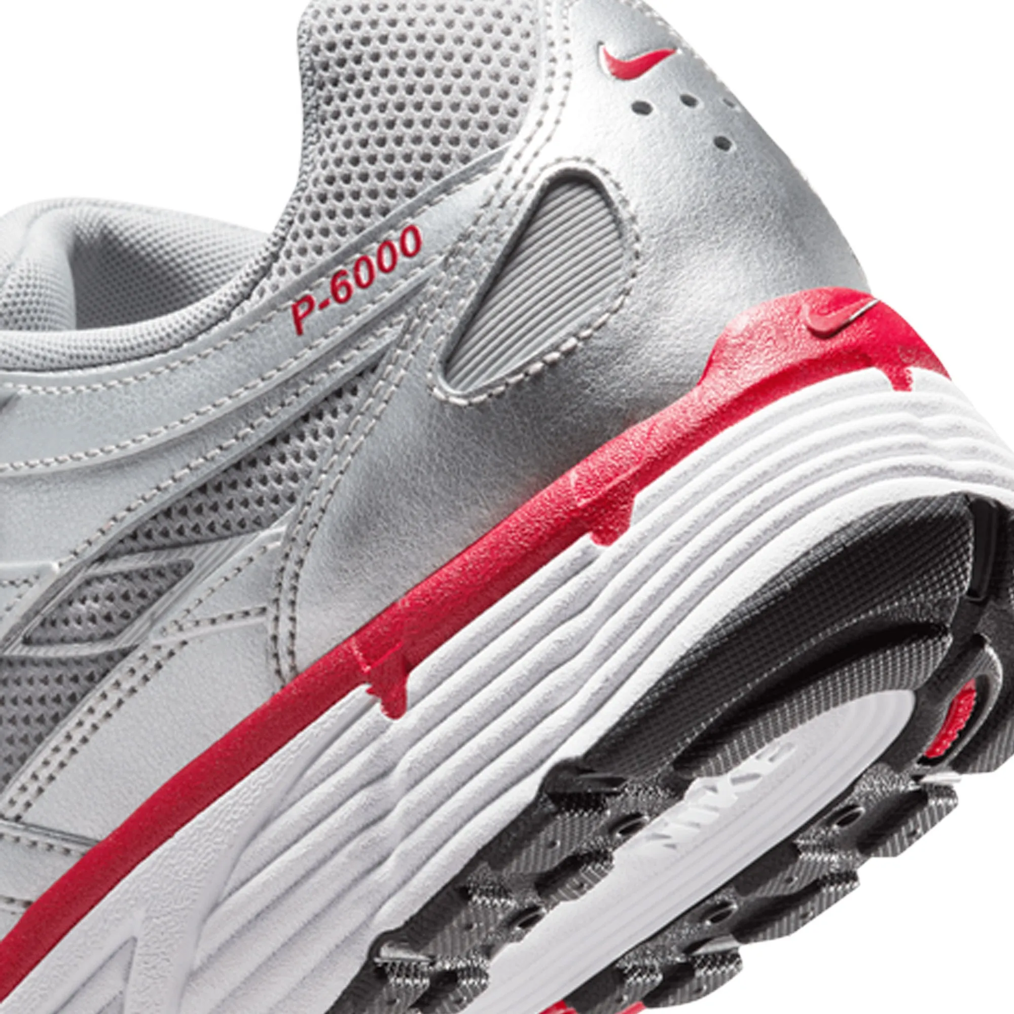Nike P-6000 'Metallic Silver Gym Red' (2025)