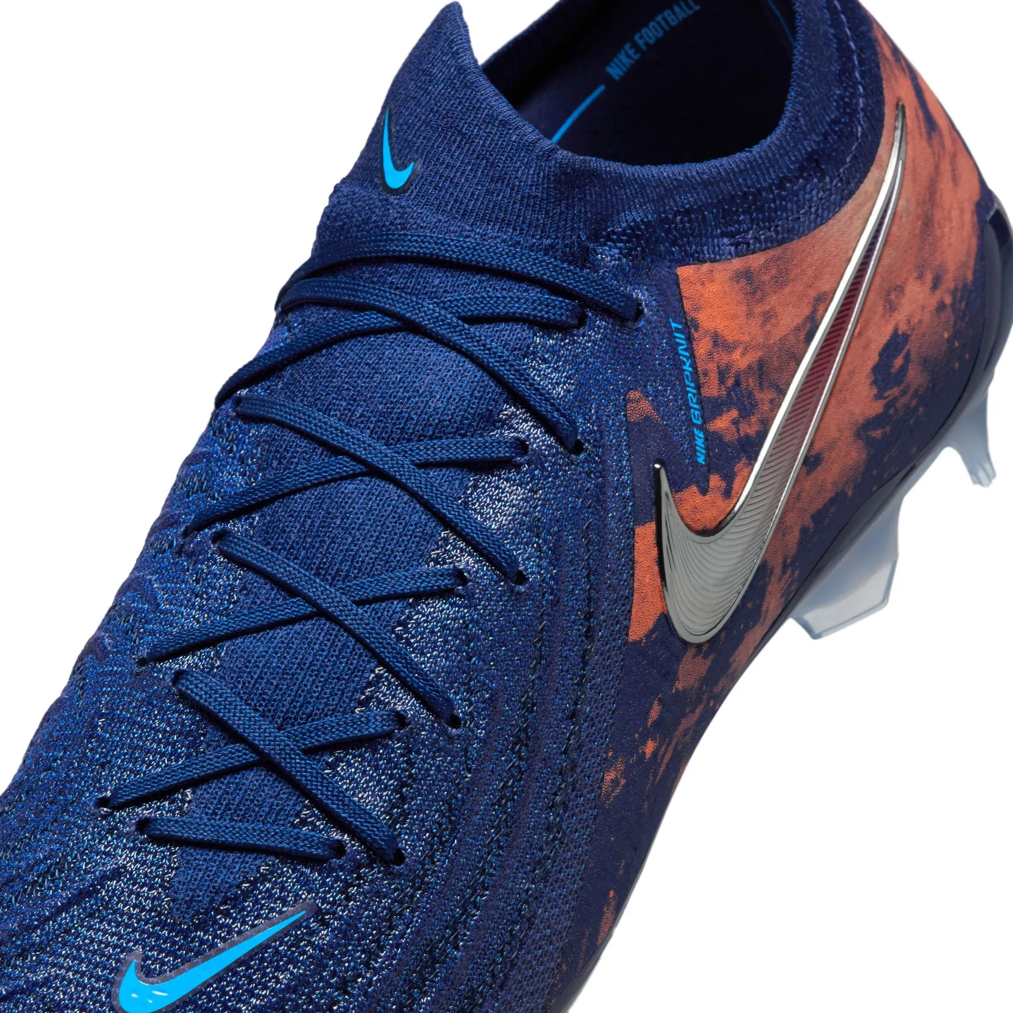 Nike Phantom GX 2 Elite FG EH Firm Ground Soccer Cleat -BLUE VOID/CHROME