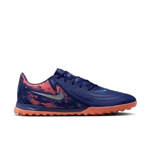 Nike Phantom GX Academy TF Soccer Shoes - Blue Void/ Chrome