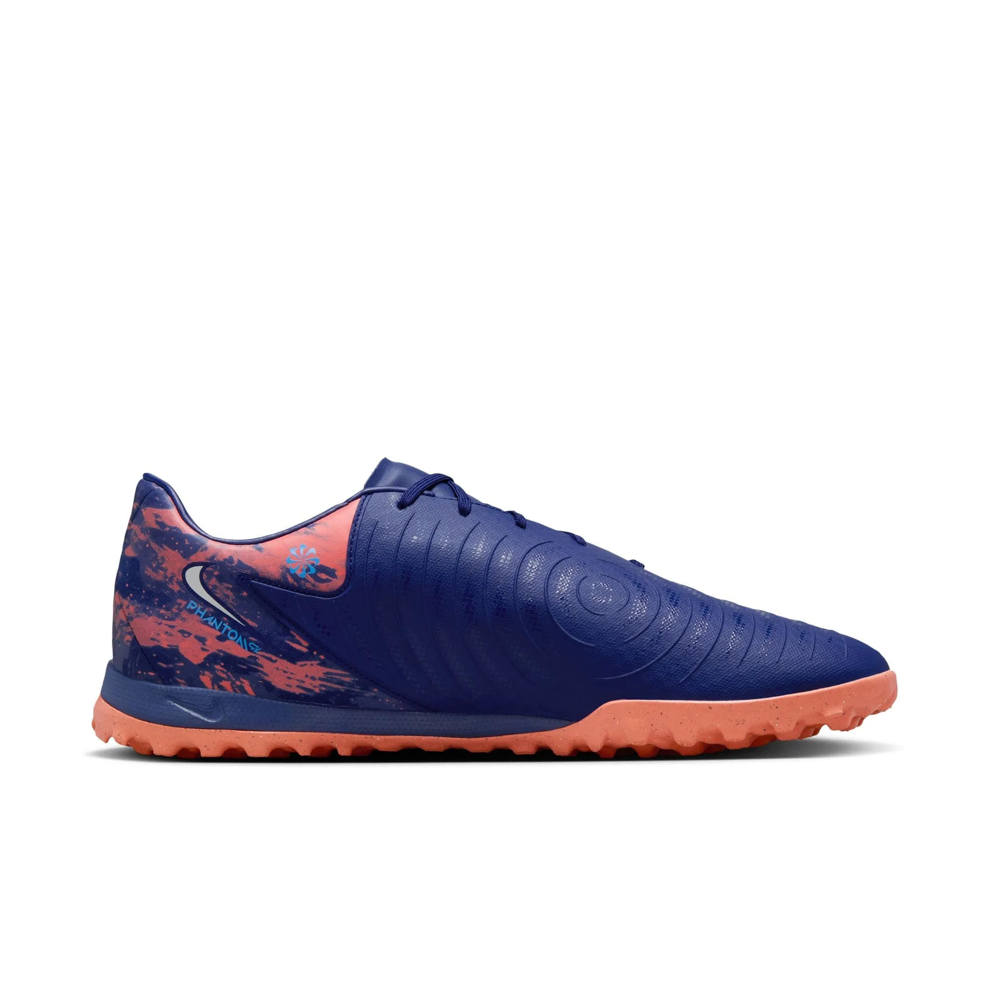 Nike Phantom GX Academy TF Soccer Shoes - Blue Void/ Chrome
