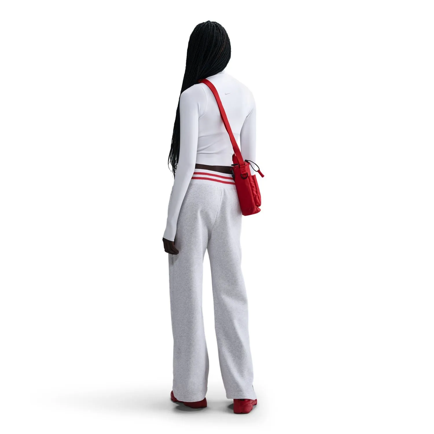 nike Phoenix Fleece Wide HR Graphic Pant - Womens