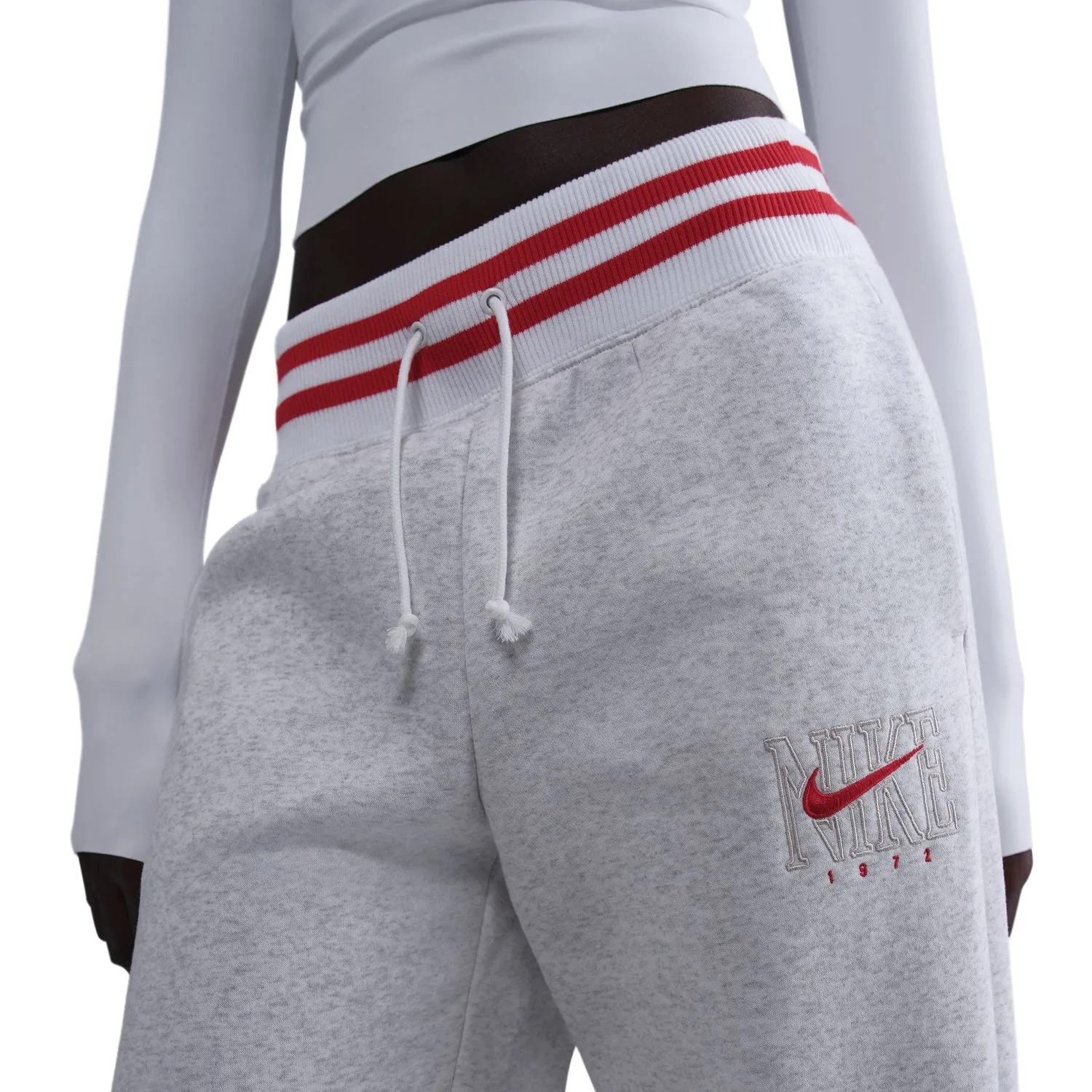 nike Phoenix Fleece Wide HR Graphic Pant - Womens