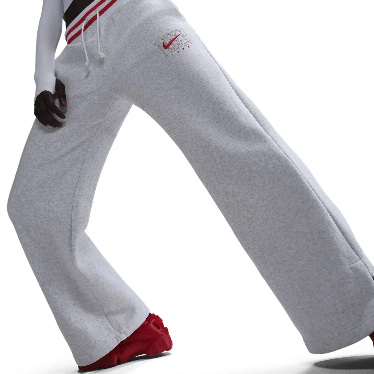 nike Phoenix Fleece Wide HR Graphic Pant - Womens