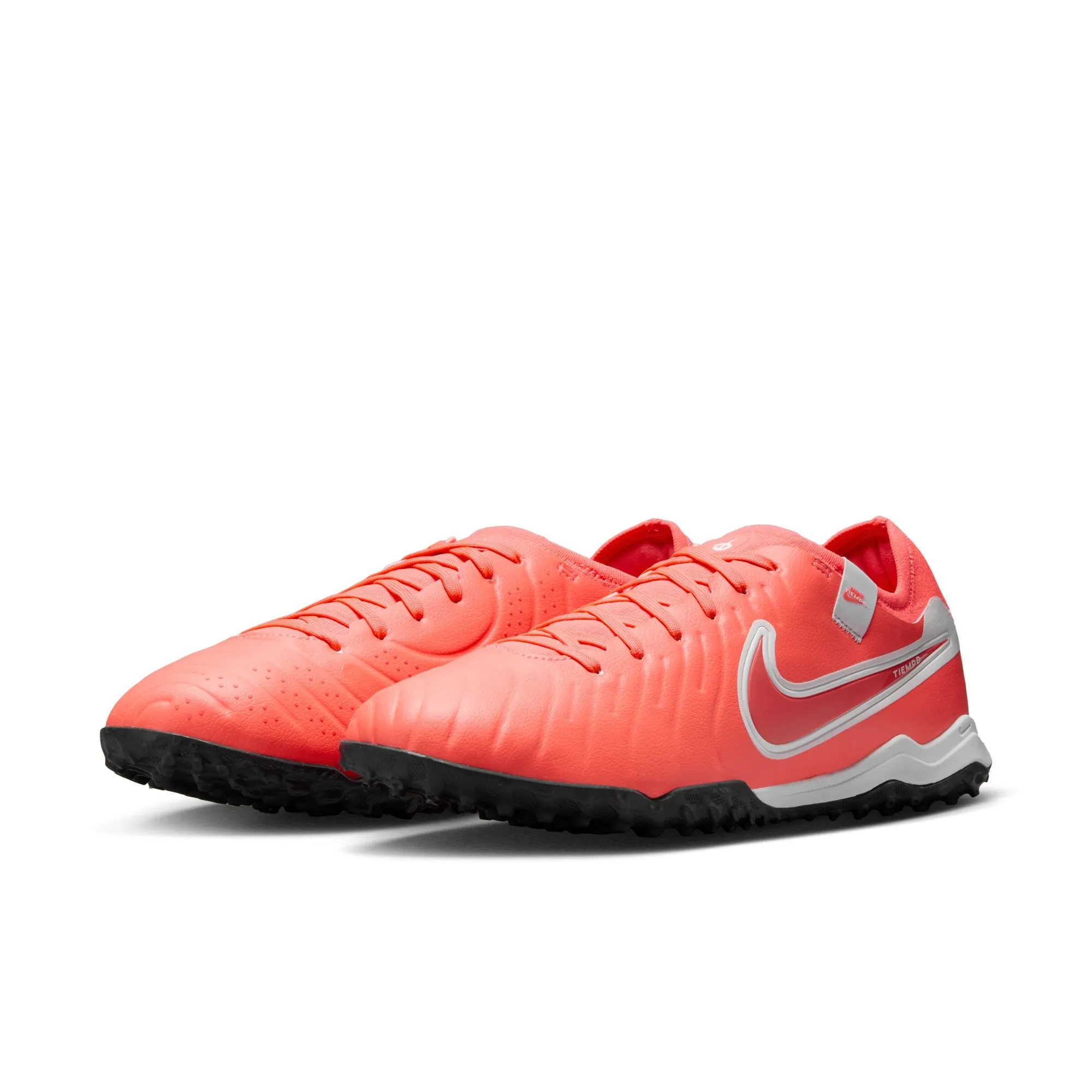 Nike React Legend 10 Pro TF Turf Soccer Shoe - Hot Lava/White
