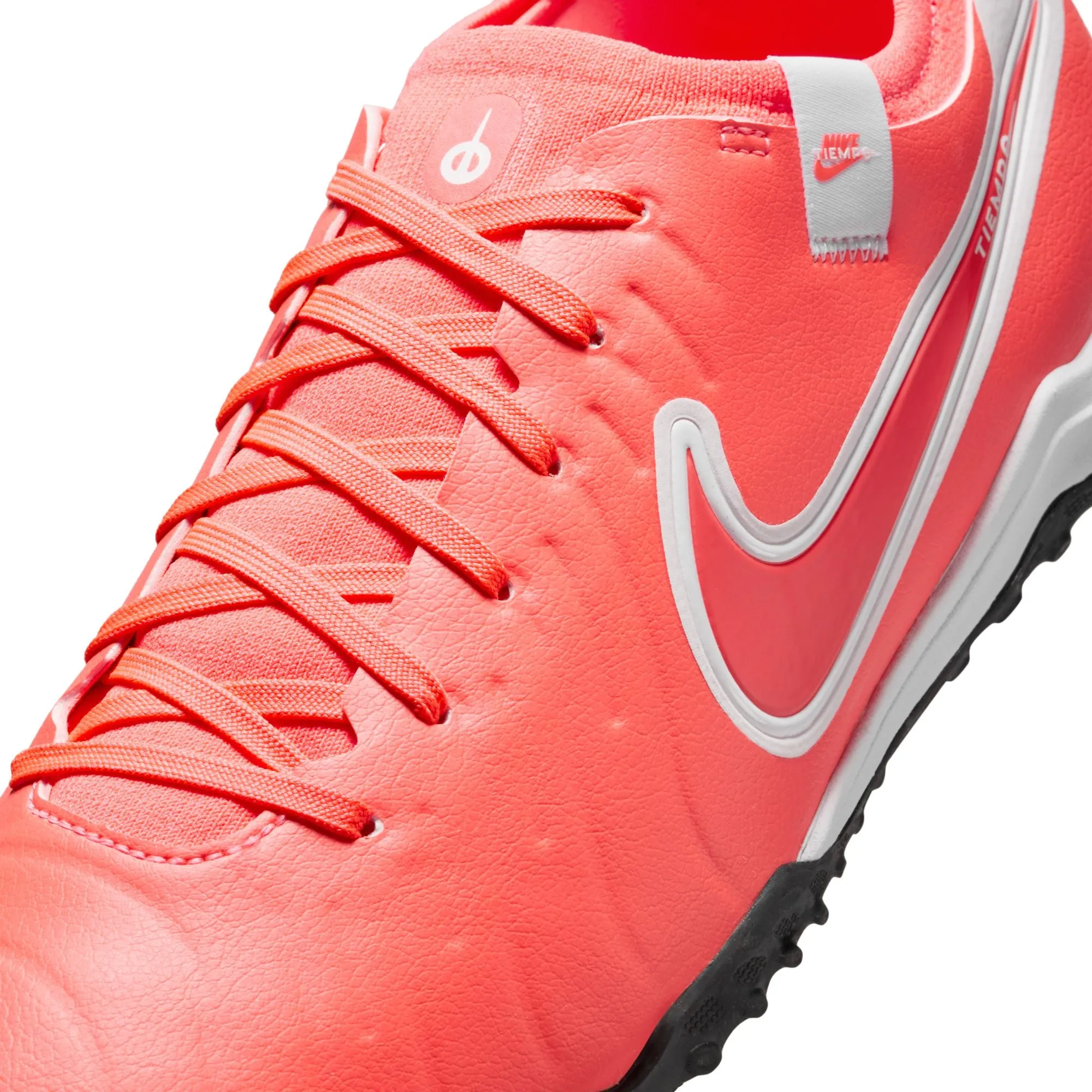 Nike React Legend 10 Pro TF Turf Soccer Shoe - Hot Lava/White