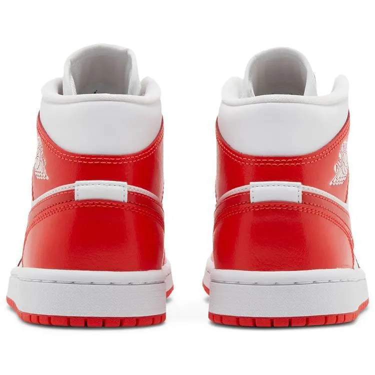 Nike Wmns Air Jordan 1 Mid 'Habanero Red'