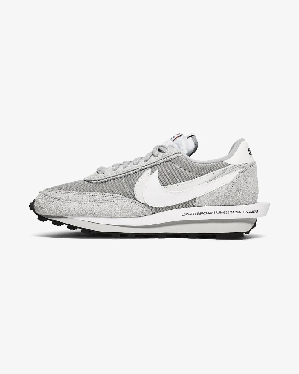 NIKE X SACAI X FRAGMENT LD WAFFLE GREY