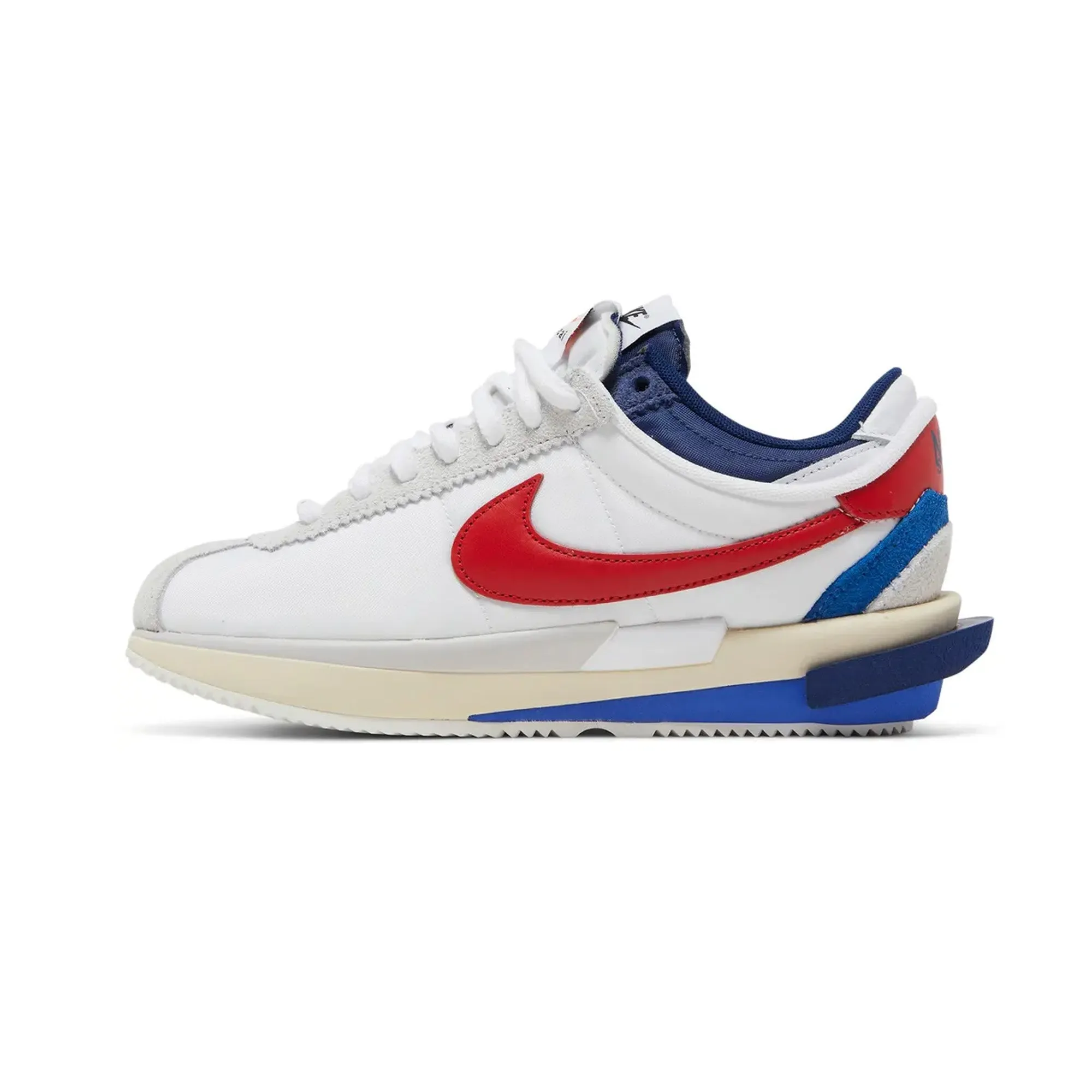 Nike Zoom Cortez SP x Sacai 'White University Red Blue' (2022)